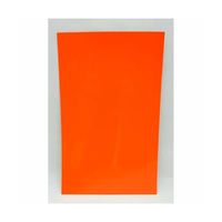 和気産業 蛍光マグネットシート 赤 横150mm×縦240mm×厚さ1mm AHW032 1枚 63-1524-90（直送品）