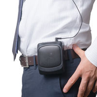 ミヨシ 拡声器 APK-01/BK ポータブル拡声器 バッテリー内蔵