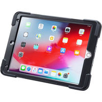 サンワサプライ iPad Air 2019 耐衝撃ケース(ハンドル、スタンド、ショルダーベルト付き) PDA-IPAD1517BK 1個（直送品）