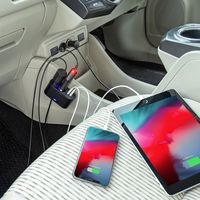 サンワサプライ USBチャージャー付2連ソケット(2ポート・4.8A) CAR-CHR78CU 1個（直送品）