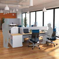 【組立設置込】コクヨ iSデスク 専用デスクトップパネル フロントタイプ 幅400×高さ350mm ダルグレー 1台（直送品）