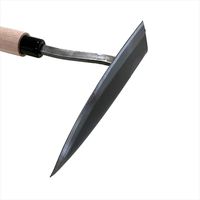 福井 富久郎 両刃三角草削り 鋼付 #300（直送品）