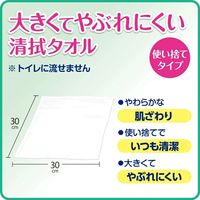 からだふき　ドライタオルやわらかドライタオル  92079 1ケース（60枚×18袋入） リブドゥコーポレーション　　介援隊カタログ T0742（直送品）