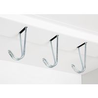 【車上渡し】アール・エフ・ヤマカワ 掃除用具入れ 両開き 幅880×奥行515×高さ1790mm ホワイトグレー 1台（直送品）