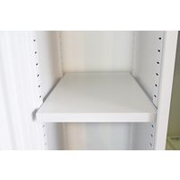 【車上渡し】アール・エフ・ヤマカワ 多人数用ロッカー 中仕切り付き 幅880×奥行515×高さ1790mm ホワイトグレー 1台（直送品）