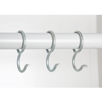 【車上渡し】アール・エフ・ヤマカワ 掃除用具入れ 片開き 幅600×奥行400×高さ1790mm ホワイトグレー 1台（直送品）