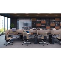 【組立設置込】コクヨ アプティス デスク 両面トレータイプ 幅1425×奥行1400×高さ720mm ブラウンウォールナット×ブラック 1台（直送品）