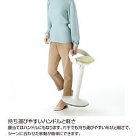 【設置込】コクヨ 昇降スツール ジョイン ミディアムグレージュ×オパールグリーン 1脚（直送品）