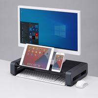 サンワサプライ モニタスタンド(ブラック) MR-LC801BKN 1台（直送品）