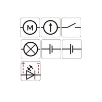 ナリカ 回路と電流(説明ボード) N65-2510-25 1セット（直送品）