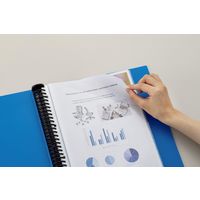 ライオン事務器 クリアーポケット ナナメカット A4 30穴 10枚入 CL-303DC 1セット(5冊)