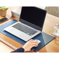 ライオン事務器 折りたたみ式 デスクマット オリノ OM-A4 ブルー 1枚