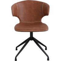 【軒先渡し】東馬 アーマー ラウンドチェア キャメル 54671460 1脚（直送品）