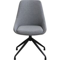 【軒先渡し】東馬 ファーブ ラウンドチェア グレイ 54675820 1脚（直送品）