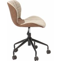 ICHIBA デスクチェア CH-2801BE-DBR 1脚（直送品）