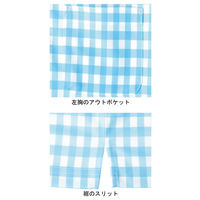 ボンマックス チェックプリントポロシャツ　FB4523U-13　オレンジ　4L　1枚（直送品）