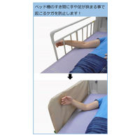 丸田シャツ あんしんベッド柵カバー クッション無し MT-2005B ベージュ 4580513161413 1枚 B0756