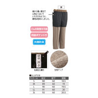 ケアファッション おしりスルッとパンツ　97995-11　ブラック　M 4580625307785 1枚（直送品）