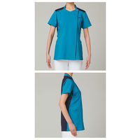 フォーク レディスジップスクラブ 7038SC BG×BG L 4589989535117 1枚　スクラブ（直送品）