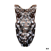 【バイク用品】大阪繊維資材 迷彩柄バイクカバー 迷彩柄グレー LLサイズ IMA92304 1袋（直送品）