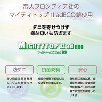 イケヒコ ベッドパッド 防ダニ 1000×2000mm 1192040370101 1枚（直送品）