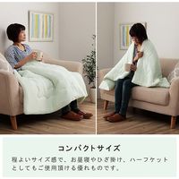 イケヒコ キッズ キルトケット 800×1400mm ブルー 1192330042608 1枚（直送品）