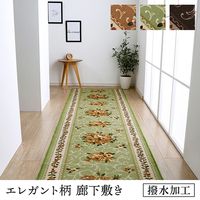 イケヒコ 撥水キャンベル 廊下敷き 600×5400mm ベージュ 1340560024806 1枚（直送品）