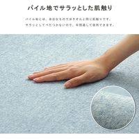 イケヒコ SARARI ラグ 1850×1850mm ベージュ 1290510025502 1枚（直送品）