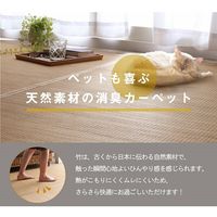 イケヒコ ヨーク 竹 1740×1740mm ベージュ 1100210025201 1枚（直送品）