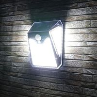 トレードワン モーションセンサー付照明ナイトスターワイドタイプ121灯:ブラック 30683 1セット(6個)