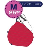 くるくるエコバッグMサイズ：レッド T-002 8個 トレードワン（直送品）