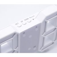 シンシア LEDデジタルクロック セグロック2 ホワイト RSG2-WH 1台