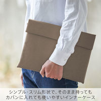 ノートPCバッグ インナーバッグ ～13.5インチまで対応 ノートパソコンインナーケース ブラック PCC100クロ キングジム