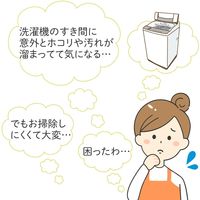 コモライフ 使い切り洗濯機お掃除ブラシ 390331 1セット(5本入)