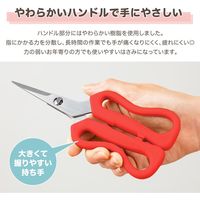 コモライフ やわらかハンドルのフラワーばさみ 390498 1個