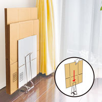 はさんで運べるダンボールストッカー シルバー DS-S 1個 ケミカルジャパン