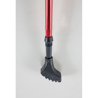 ファミリー・ライフ ハートフルウェルフェア 伸縮式ウォーキングポール2本組 レッド 0402120 1個