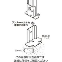ネグロス電工 配管システムベース金具溶融亜 ZGS3B 1個（直送品）