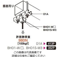 ネグロス電工 角パイプ用ダクター支持ボルト GSP75B 1個（直送品）