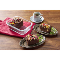 アイリスオーヤマ 耐熱ガラス容器 8点セット クリアブラック TGS-8S 1セット(8点入)（直送品）