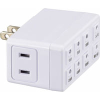 オーム電機 ボタン式デジタルタイマーAB6H 04-8883 1個