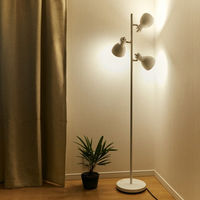 オーム電機 フロアスタンド3灯 YN30BWーW 06-1487 1個