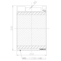 星和電機 マークチューブ粘着シート MTH2ー15 1個（直送品）