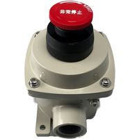 星和電機 防爆形ボタンスイッチ ZE1AP1(非常停止用) ZE1AP1 ヒジョウテイシヨウ 1個（直送品）