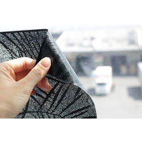 明和グラビア 貼ってはがせるマドデコ メッシュ MDL-02 ブラック45cm×90cm（直送品）