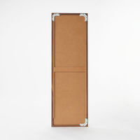 無印良品 壁に付けられる家具ミラー ウォールナット材 中 良品計画（わけあり品）