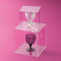 アクリル製　キューブ型ディスプレイ15cm角 オリジナル  オリジナル（わけあり品）