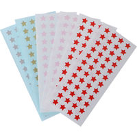 サンフレイムジャパン アートラベル スターA 金銀各48、赤桃各96 500-2209 1セット(10個)（直送品）