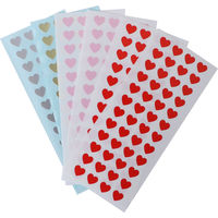 サンフレイムジャパン アートラベル ハートA 金銀各48、赤桃各96 500-2211 1セット(10個)（直送品）