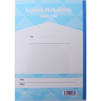 サンフレイムジャパン B5スクールノート 方眼 5mm ブルー 500-2435 1セット(10冊)（直送品）